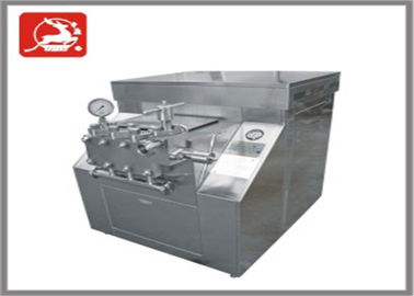 พาสเตอริเซอร์น้ํานมแผ่นและ homogenizing ความดันสูง 2 ระยะ homogenizer 2000 L / H