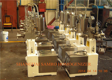 เครื่อง homogenizer ห้องปฏิบัติการความดันสูงจากเหล็กไร้ขัดเหล็ก 40 L/H 100 Mpa